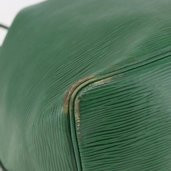 Authentic LOUIS VUITTON Epi Petit Noe Shoulder Bag Green M44104 LV - Picture 7 of 16